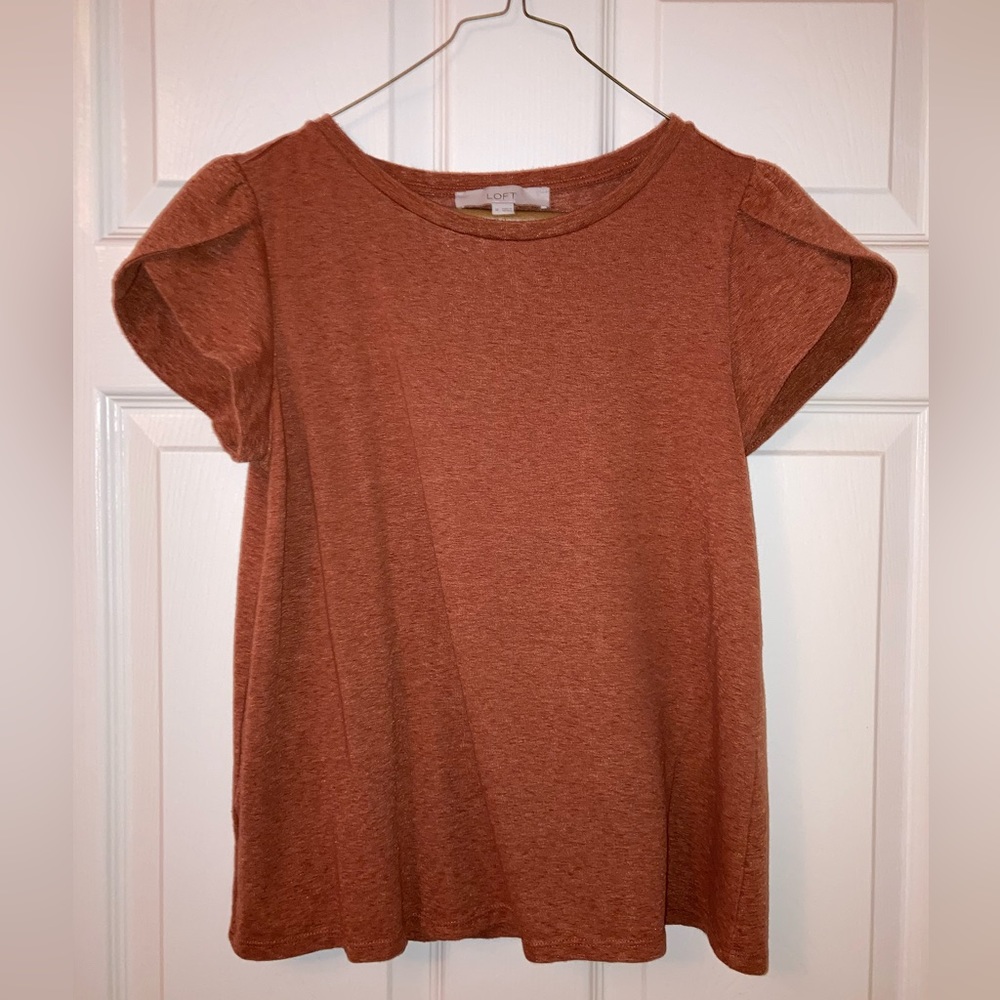Loft tulip sleeve top